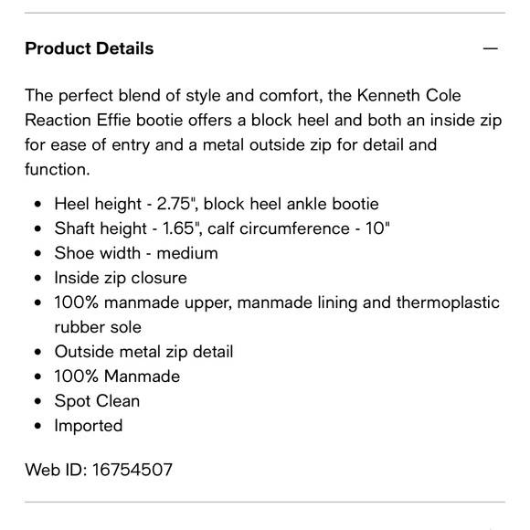 NEW $100 Kenneth Cole Effie Black leather ankle bootie women size 6 - Picture 2 of 6